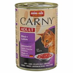 ANIMONDA Katzennassfutter "Carny" Adult Mit Rind/Lamm 400 G