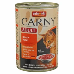 ANIMONDA Katzennassfutter "Carny" Adult Rind/Huhn 400 G