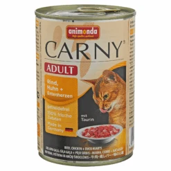 ANIMONDA Katzennassfutter "Carny" Adult Rind/Huhn/Entenherzen