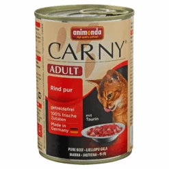 ANIMONDA Katzennassfutter "Carny" Adult Rind Pur 400 G