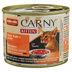 ANIMONDA Katzennassfutter "Carny" Kitten Mit Rind/Kalb/Huhn 200 G