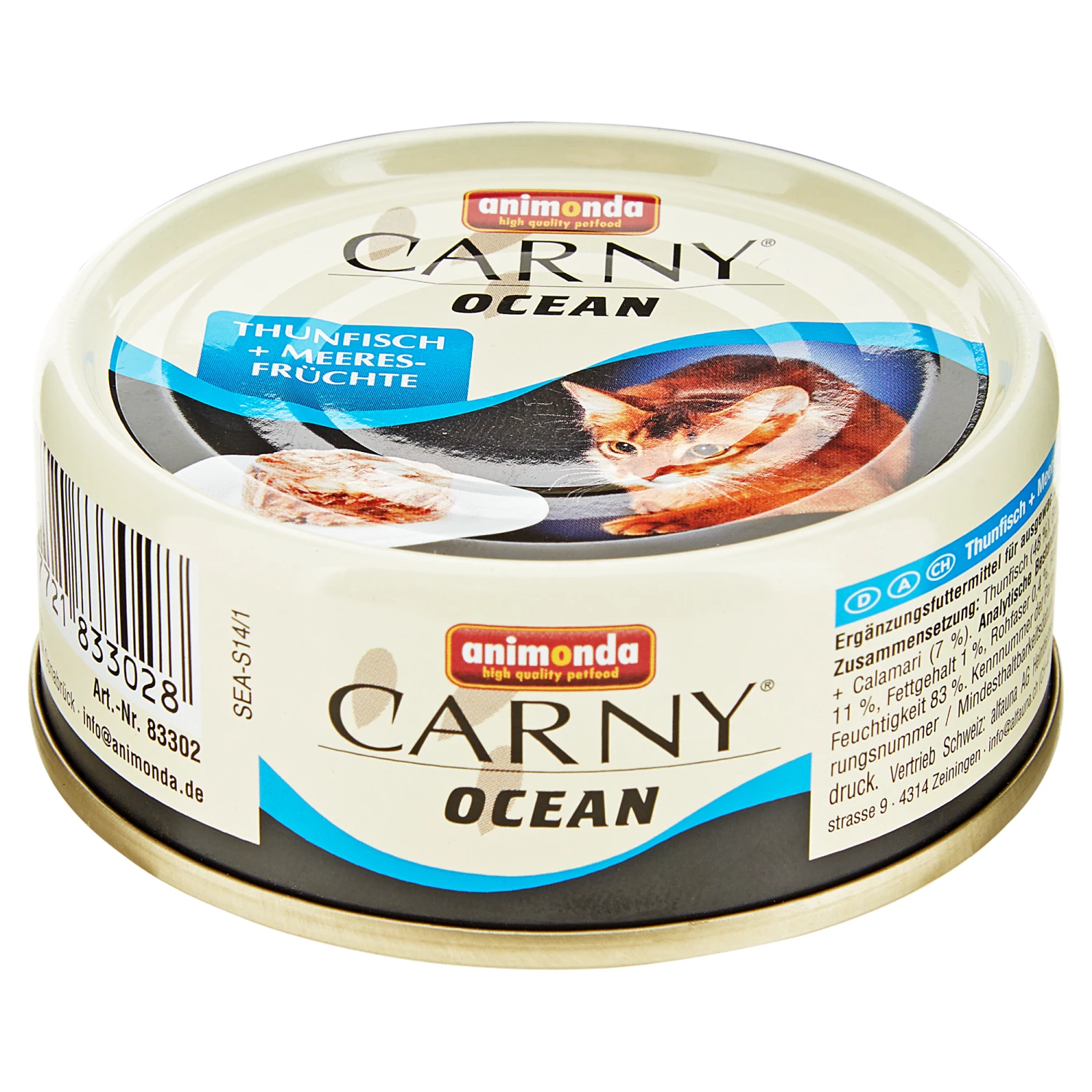 ANIMONDA Katzennassfutter "Carny" Ocean Mit Thunfisch/Meeresfrüchten 80 G 3 ANIMONDA Katzennassfutter "Carny" Ocean Mit Thunfisch/Meeresfrüchten 80 G