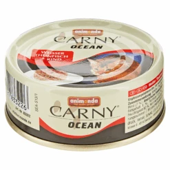 ANIMONDA Katzennassfutter "Carny" Ocean Mit Weißem Thunfisch/Rind 80 G