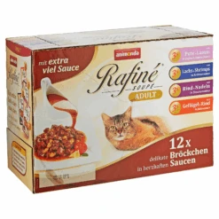 ANIMONDA Katzennassfutter "Rafiné" Soupé Adult Mix 12 X 100 G