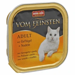 ANIMONDA Katzennassfutter "Vom Feinsten" Adult Mit Geflügel/Nudeln 100 G