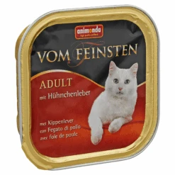 ANIMONDA Katzennassfutter "Vom Feinsten" Adult Mit Hühnchenleber 100 G