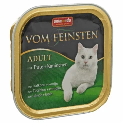 ANIMONDA Katzennassfutter "Vom Feinsten" Adult Mit Pute/Kaninchen 100 G