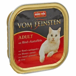 ANIMONDA Katzennassfutter "Vom Feinsten" Adult Mit Rind/Kartoffeln 100 G