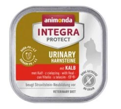 Animonda INTEGRA PROTECT Urinary Katze Adult 16x100g Mit Kalb